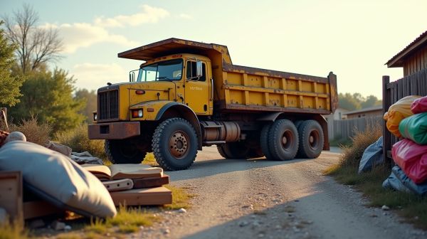 Louer un camion benne : solution rapide pour vos déchets encombrants